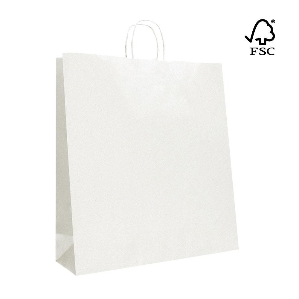 SHOPPER 22X10X29 BIANCO CORDINO GR.90